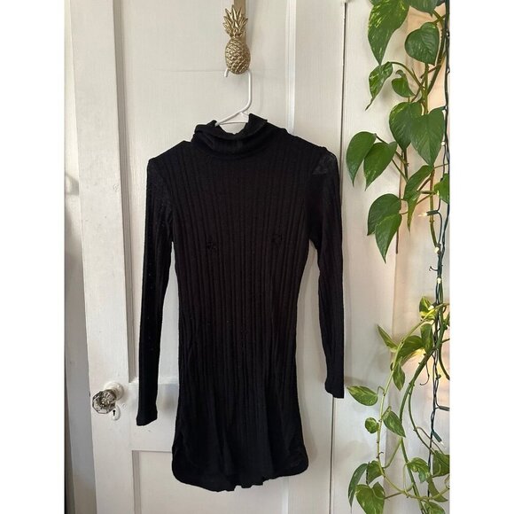 Adam Levine women’s size medium black long sleeve dress - Picture 1 of 11